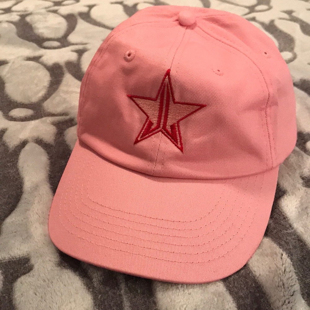 NWOT Jeffree Star Pink Valentine’s Baseball Hat